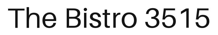 The Bistro 3515